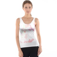 Tropical T- Shirt Tropical Bright Shrimp Flower T- Shirt Tank Top by maxcute