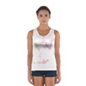 Tropical T- Shirt Tropical Bright Shrimp Flower T- Shirt Sport Tank Top  View1