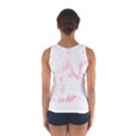 Tropical T- Shirt Tropical Bright Shrimp Flower T- Shirt Sport Tank Top  View2