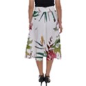 Tropical T- Shirt Tropical Bright Woods T- Shirt Perfect Length Midi Skirt View2