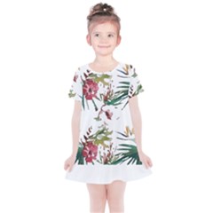 Tropical T- Shirt Tropical Bright Woods T- Shirt Kids  Simple Cotton Dress by maxcute