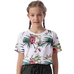 Tropical T- Shirt Tropical Bright Woods T- Shirt Kids  Basic Tee by maxcute