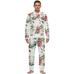 Tropical T- Shirt Tropical Bright Woods T- Shirt Men s Long Sleeve Velvet Pocket Pajamas Set by maxcute