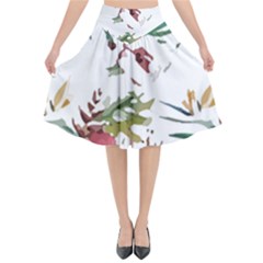 Tropical T- Shirt Tropical Charming Hissing T- Shirt Flared Midi Skirt by maxcute