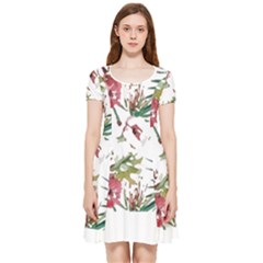 Tropical T- Shirt Tropical Charming Hissing T- Shirt Inside Out Cap Sleeve Dress by maxcute