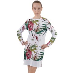 Tropical T- Shirt Tropical Charming Hissing T- Shirt Long Sleeve Hoodie Dress by maxcute