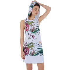 Tropical T- Shirt Tropical Charming Hissing T- Shirt Racer Back Hoodie Dress by maxcute