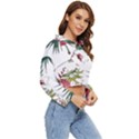 Tropical T- Shirt Tropical Charming Hissing T- Shirt Women s Lightweight Cropped Hoodie View3