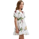 Tropical T- Shirt Tropical Charming Hissing T- Shirt Kids  Short Sleeve Dolly Dress View3