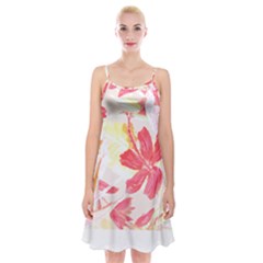 Tropical T- Shirt Tropical Creative Hawaiian T- Shirt Spaghetti Strap Velvet Dress by maxcute