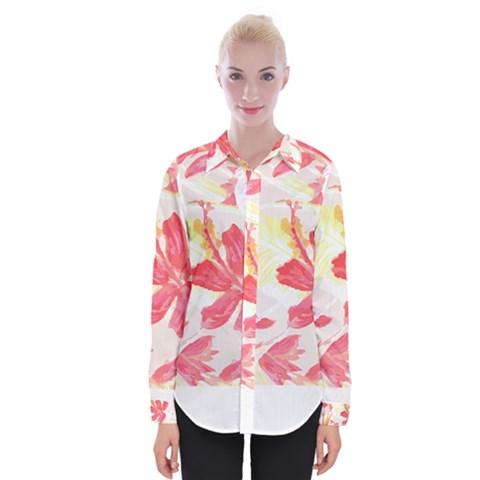 Tropical T- Shirt Tropical Creative Hawaiian T- Shirt Womens Long Sleeve Shirt by maxcute