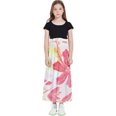 Tropical T- Shirt Tropical Creative Hawaiian T- Shirt Kids  Flared Maxi Skirt by maxcute