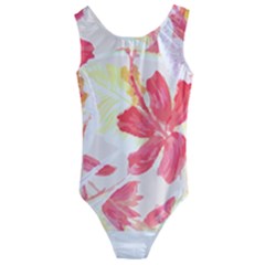 Tropical T- Shirt Tropical Creative Hawaiian T- Shirt Kids  Cut-out Back One Piece Swimsuit by maxcute