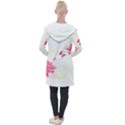 Tropical T- Shirt Tropical Elegant Flourish T- Shirt Longline Hooded Cardigan View2