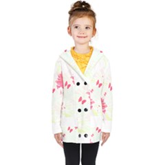 Tropical T- Shirt Tropical Elegant Flourish T- Shirt Kids  Double Breasted Button Coat by maxcute