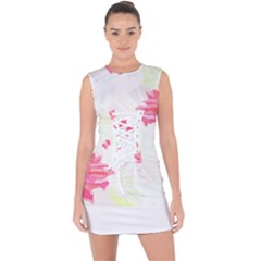 Tropical T- Shirt Tropical Elegant Flourish T- Shirt Lace Up Front Bodycon Dress by maxcute