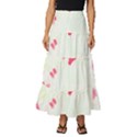 Tropical T- Shirt Tropical Elegant Flourish T- Shirt Tiered Ruffle Maxi Skirt View1