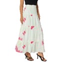 Tropical T- Shirt Tropical Elegant Flourish T- Shirt Tiered Ruffle Maxi Skirt View3