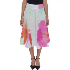 Tropical T- Shirt Tropical Fascinating Foliage T- Shirt Perfect Length Midi Skirt by maxcute