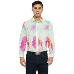 Tropical T- Shirt Tropical Fascinating Foliage T- Shirt Men s Long Sleeve  Shirt by maxcute