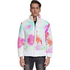 Tropical T- Shirt Tropical Fascinating Foliage T- Shirt Men s Puffer Bubble Jacket Coat by maxcute