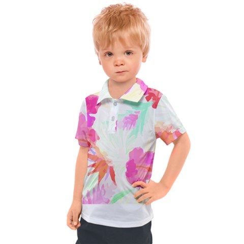 Tropical T- Shirt Tropical Fascinating Foliage T- Shirt Kids  Polo Tee by maxcute