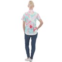 Tropical T- Shirt Tropical Fascinating Unfold T- Shirt Women s Short Sleeve Pocket Shirt View2