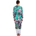 Tropical T- Shirt Tropical Fashion Aloha T- Shirt Hooded Jumpsuit (Ladies) View2