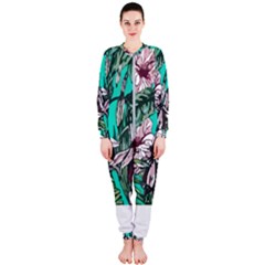 Tropical T- Shirt Tropical Fashion Aloha T- Shirt Onepiece Jumpsuit (ladies) by maxcute