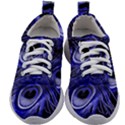 Purple Peacock Feather Kids Athletic Shoes View1