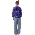 Purple Peacock Feather Kids  Sailor Shirt View2