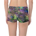 Green Purple And Blue Peacock Feather Reversible Boyleg Bikini Bottoms View4