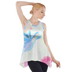 Tropical T- Shirt Tropical Fashion Deforest T- Shirt Side Drop Tank Tunic by maxcute