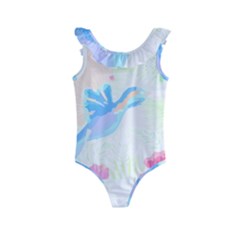 Tropical T- Shirt Tropical Fashion Deforest T- Shirt Kids  Frill Swimsuit by maxcute