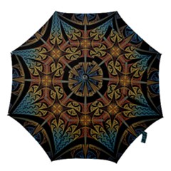 Abstract, Pattern Arabesque Design Tile Decoration Seamless Hook Handle Umbrellas (small)