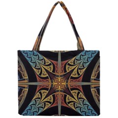 Abstract, Pattern Arabesque Design Tile Decoration Seamless Mini Tote Bag