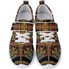 Abstract, Pattern Arabesque Design Tile Decoration Seamless Men s Velcro Strap Shoes by Jancukart