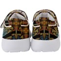 Abstract, Pattern Arabesque Design Tile Decoration Seamless Kids  Velcro Strap Shoes View4