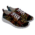 Abstract, Pattern Arabesque Design Tile Decoration Seamless Women Athletic Shoes View3