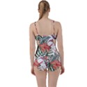 Tropical T- Shirt Tropical Fashion Florealense T- Shirt Boyleg Tankini Set  View2