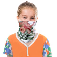 Tropical T- Shirt Tropical Fashion Florealense T- Shirt Face Covering Bandana (kids) by maxcute