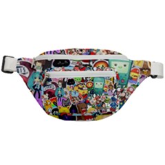 Assorted Cartoon Characters Doodle  Style Heroes Fanny Pack by Jancukart