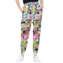 Assorted Cartoon Characters Doodle  Style Heroes Tapered Pants View1