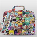 Assorted Cartoon Characters Doodle  Style Heroes MacBook Pro 16  Shoulder Laptop Bag View3