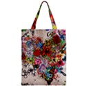 Romantic Cotton Pattern Wallpaper Texture Design Art Zipper Classic Tote Bag View1