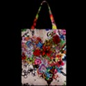 Romantic Cotton Pattern Wallpaper Texture Design Art Zipper Classic Tote Bag View2