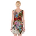 Romantic Cotton Pattern Wallpaper Texture Design Art V-Neck Sleeveless Dress View2