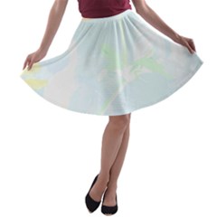 Tropical T- Shirt Tropical Garden Flower Bean T- Shirt A-line Skater Skirt by maxcute