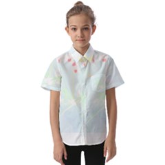 Tropical T- Shirt Tropical Garden Flower Bean T- Shirt Kids  Short Sleeve Shirt by maxcute