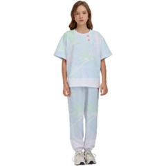 Tropical T- Shirt Tropical Garden Flower Bean T- Shirt Kids  Tee And Pants Sports Set by maxcute